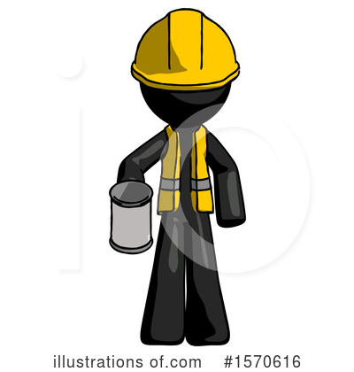 Royalty-Free (RF) Black Design Mascot Clipart Illustration by Leo Blanchette - Stock Sample #1570616