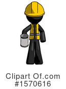 Black Design Mascot Clipart #1570616 by Leo Blanchette