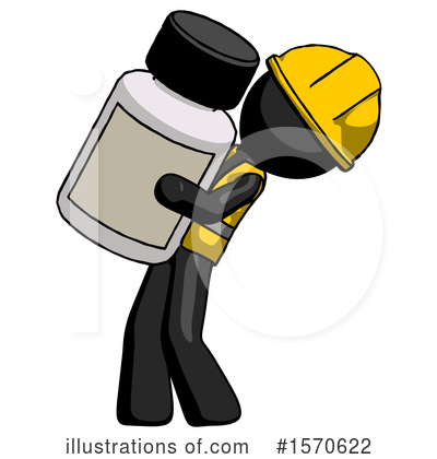 Royalty-Free (RF) Black Design Mascot Clipart Illustration by Leo Blanchette - Stock Sample #1570622