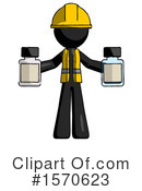 Black Design Mascot Clipart #1570623 by Leo Blanchette