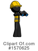 Black Design Mascot Clipart #1570625 by Leo Blanchette
