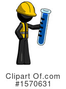 Black Design Mascot Clipart #1570631 by Leo Blanchette