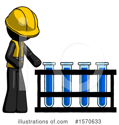 Royalty-Free (RF) Black Design Mascot Clipart Illustration by Leo Blanchette - Stock Sample #1570633