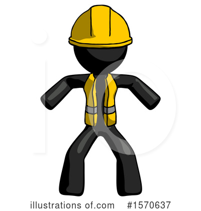 Royalty-Free (RF) Black Design Mascot Clipart Illustration by Leo Blanchette - Stock Sample #1570637