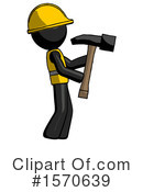 Black Design Mascot Clipart #1570639 by Leo Blanchette