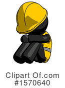 Black Design Mascot Clipart #1570640 by Leo Blanchette