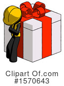 Black Design Mascot Clipart #1570643 by Leo Blanchette