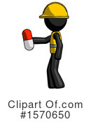 Black Design Mascot Clipart #1570650 by Leo Blanchette