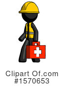 Black Design Mascot Clipart #1570653 by Leo Blanchette