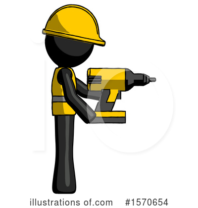 Royalty-Free (RF) Black Design Mascot Clipart Illustration by Leo Blanchette - Stock Sample #1570654
