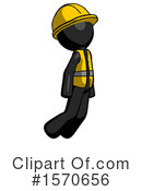 Black Design Mascot Clipart #1570656 by Leo Blanchette
