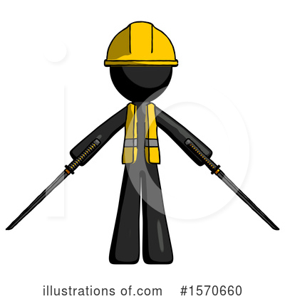 Royalty-Free (RF) Black Design Mascot Clipart Illustration by Leo Blanchette - Stock Sample #1570660