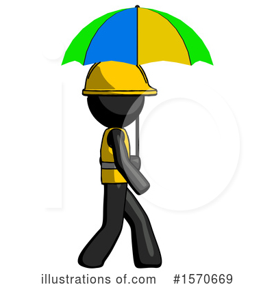 Royalty-Free (RF) Black Design Mascot Clipart Illustration by Leo Blanchette - Stock Sample #1570669