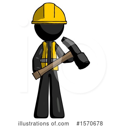 Royalty-Free (RF) Black Design Mascot Clipart Illustration by Leo Blanchette - Stock Sample #1570678