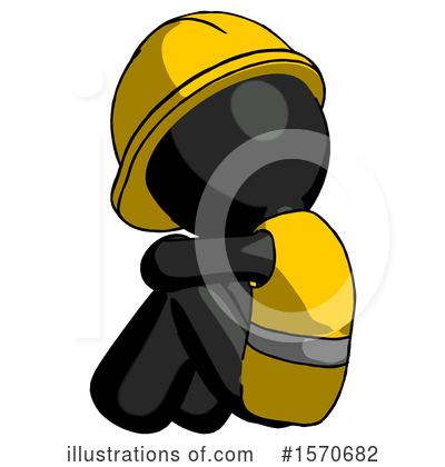 Royalty-Free (RF) Black Design Mascot Clipart Illustration by Leo Blanchette - Stock Sample #1570682