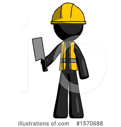 Royalty-Free (RF) Black Design Mascot Clipart Illustration by Leo Blanchette - Stock Sample #1570688