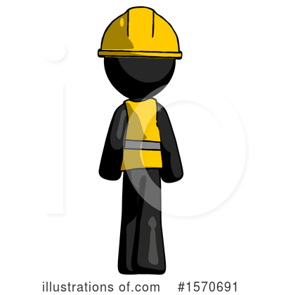 Royalty-Free (RF) Black Design Mascot Clipart Illustration by Leo Blanchette - Stock Sample #1570691