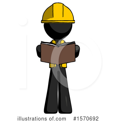 Royalty-Free (RF) Black Design Mascot Clipart Illustration by Leo Blanchette - Stock Sample #1570692