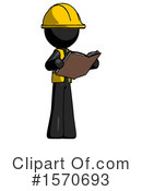 Black Design Mascot Clipart #1570693 by Leo Blanchette