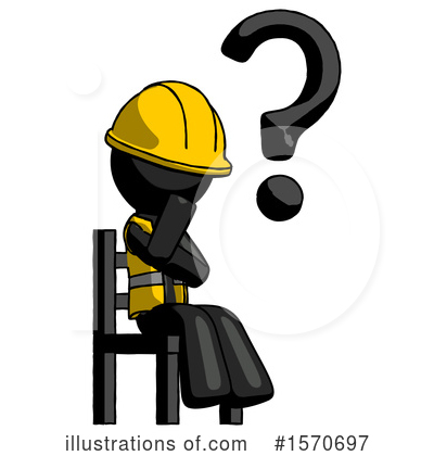 Royalty-Free (RF) Black Design Mascot Clipart Illustration by Leo Blanchette - Stock Sample #1570697
