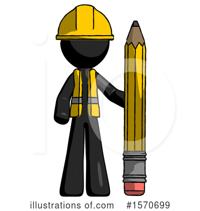 Royalty-Free (RF) Black Design Mascot Clipart Illustration by Leo Blanchette - Stock Sample #1570699