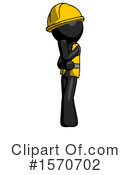 Black Design Mascot Clipart #1570702 by Leo Blanchette