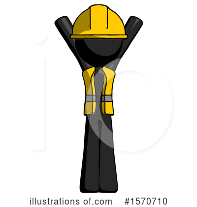 Royalty-Free (RF) Black Design Mascot Clipart Illustration by Leo Blanchette - Stock Sample #1570710