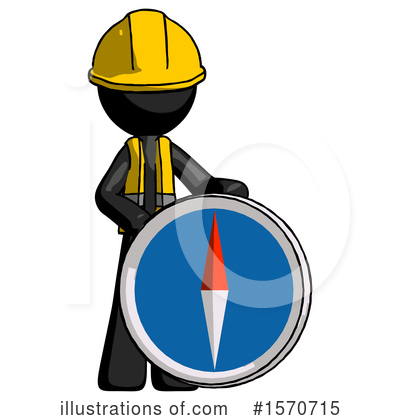 Royalty-Free (RF) Black Design Mascot Clipart Illustration by Leo Blanchette - Stock Sample #1570715