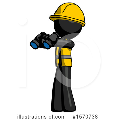 Royalty-Free (RF) Black Design Mascot Clipart Illustration by Leo Blanchette - Stock Sample #1570738