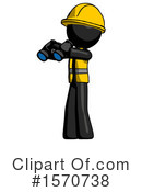 Black Design Mascot Clipart #1570738 by Leo Blanchette