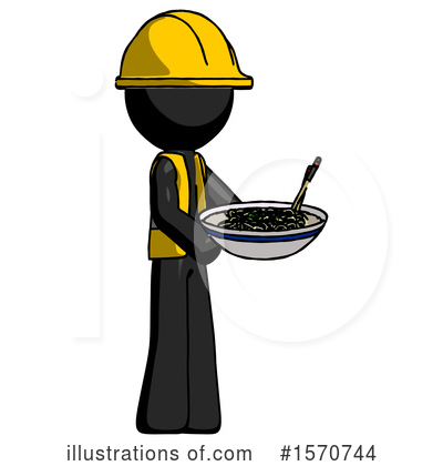 Royalty-Free (RF) Black Design Mascot Clipart Illustration by Leo Blanchette - Stock Sample #1570744