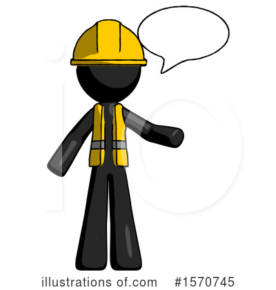 Royalty-Free (RF) Black Design Mascot Clipart Illustration by Leo Blanchette - Stock Sample #1570745