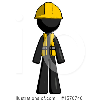 Royalty-Free (RF) Black Design Mascot Clipart Illustration by Leo Blanchette - Stock Sample #1570746