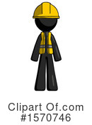 Black Design Mascot Clipart #1570746 by Leo Blanchette