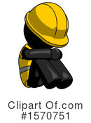 Black Design Mascot Clipart #1570751 by Leo Blanchette