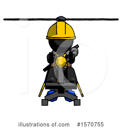 Royalty-Free (RF) Black Design Mascot Clipart Illustration by Leo Blanchette - Stock Sample #1570755