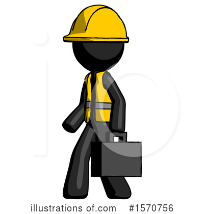 Royalty-Free (RF) Black Design Mascot Clipart Illustration by Leo Blanchette - Stock Sample #1570756