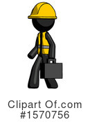 Black Design Mascot Clipart #1570756 by Leo Blanchette