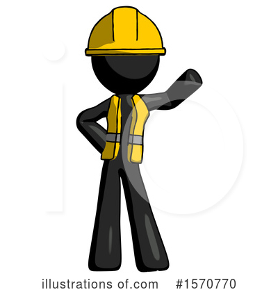 Royalty-Free (RF) Black Design Mascot Clipart Illustration by Leo Blanchette - Stock Sample #1570770