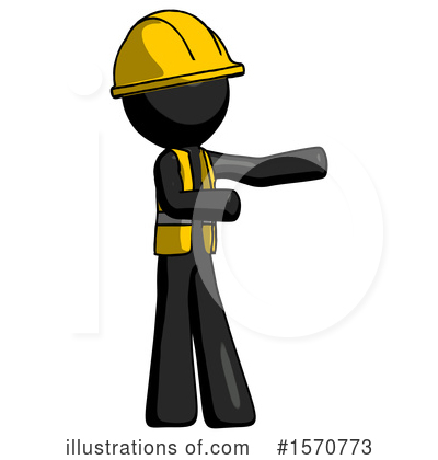 Royalty-Free (RF) Black Design Mascot Clipart Illustration by Leo Blanchette - Stock Sample #1570773