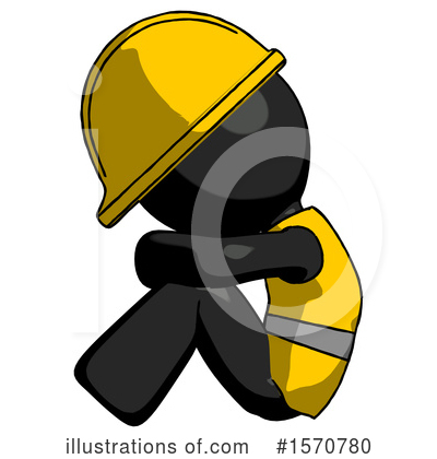 Royalty-Free (RF) Black Design Mascot Clipart Illustration by Leo Blanchette - Stock Sample #1570780