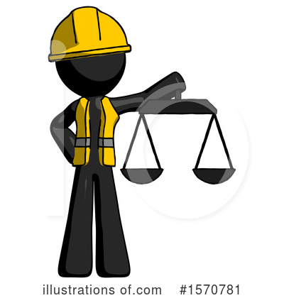 Royalty-Free (RF) Black Design Mascot Clipart Illustration by Leo Blanchette - Stock Sample #1570781