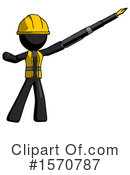 Black Design Mascot Clipart #1570787 by Leo Blanchette