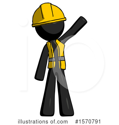Royalty-Free (RF) Black Design Mascot Clipart Illustration by Leo Blanchette - Stock Sample #1570791