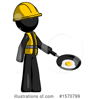 Royalty-Free (RF) Black Design Mascot Clipart Illustration by Leo Blanchette - Stock Sample #1570799