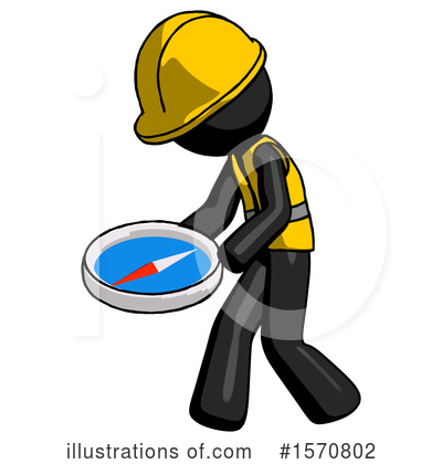 Royalty-Free (RF) Black Design Mascot Clipart Illustration by Leo Blanchette - Stock Sample #1570802