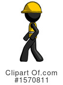 Black Design Mascot Clipart #1570811 by Leo Blanchette