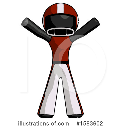 Royalty-Free (RF) Black Design Mascot Clipart Illustration by Leo Blanchette - Stock Sample #1583602