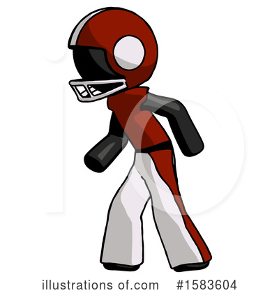 Royalty-Free (RF) Black Design Mascot Clipart Illustration by Leo Blanchette - Stock Sample #1583604