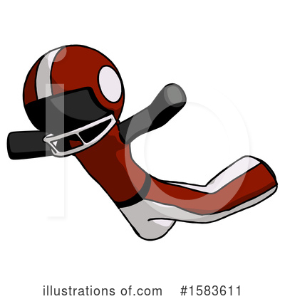 Royalty-Free (RF) Black Design Mascot Clipart Illustration by Leo Blanchette - Stock Sample #1583611
